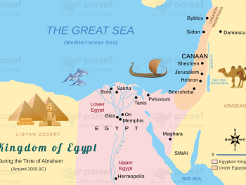 Egypt During Abraham’s Time Map image